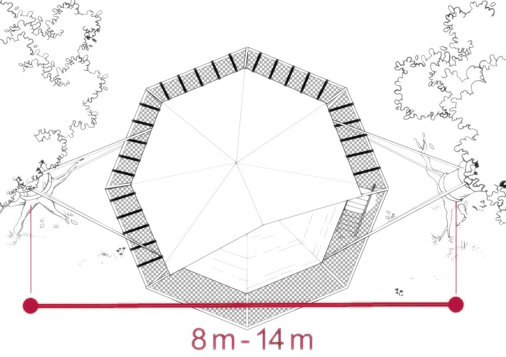 Dom'Up area specification aerial